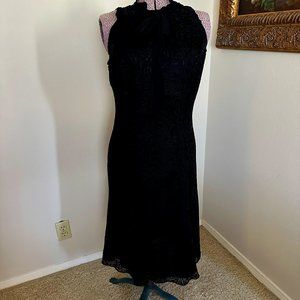 NWOT- Ellen Tracy -Silk Party Dress, Size 6, Elegant A-Line silhouette